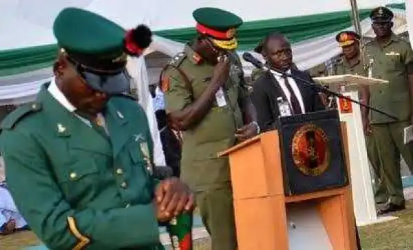Photo: Buratai weeps as military buries fallen heroes